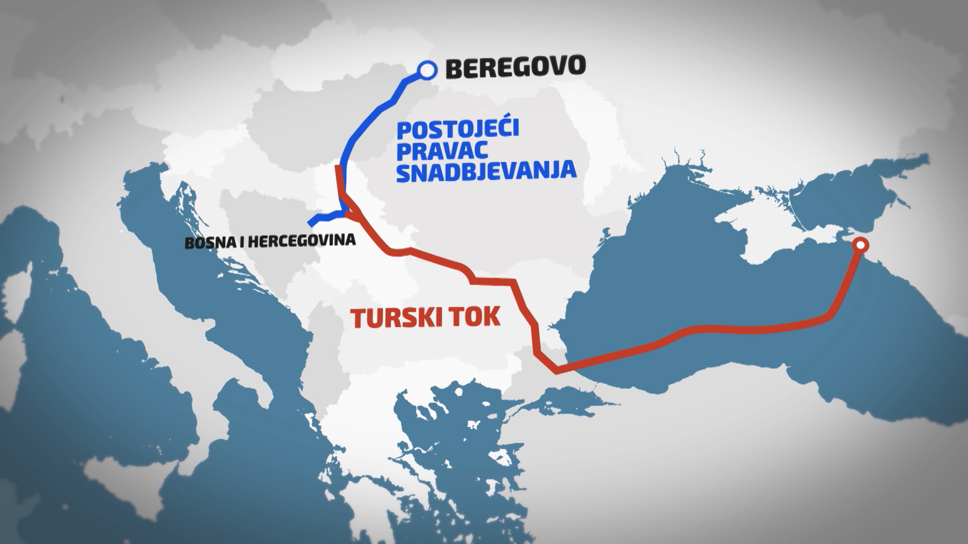 BiH više ne dobiva plin preko Ukrajine i Mađarske Turski-tok