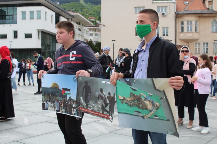 protesti podrška palestinskom narodu u Sarajevu