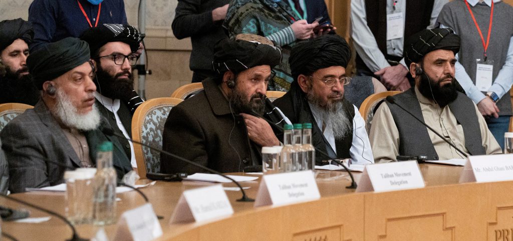 Abdul Gani Baradar na mirovnoj konferenciji u Moskvi