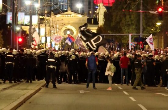 Protest antiglobalista u Beogradu
