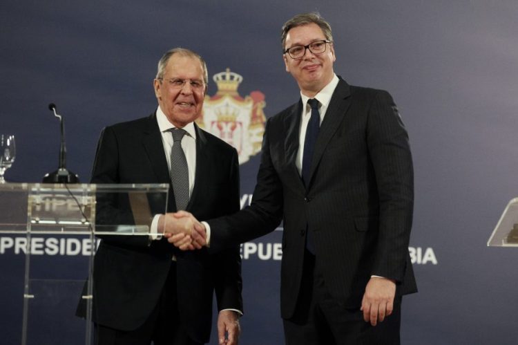 Sergej Lavrov i Aleksandar Vučić