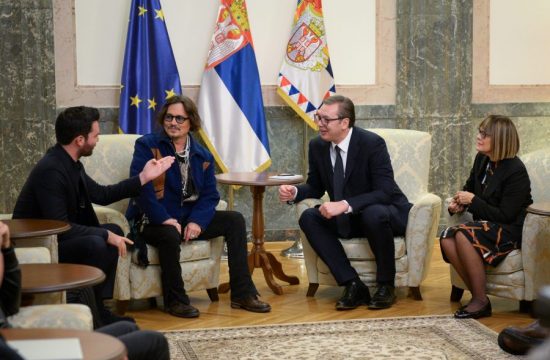 Johhny Depp i Aleksandar Vučić