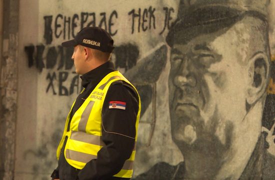 MUP Srbije čuva mural Ratku Mladiću (